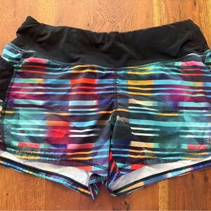 Athleta Running Shorts. Size Small. Colorful. Tennis.
